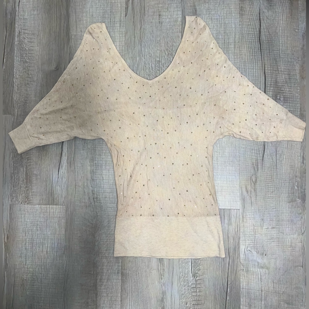 White House Black Market deep V neck Sweater